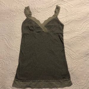 Aeropostale lace trimmed tank top